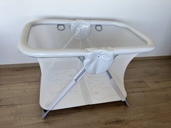 BREVI Detská ohrádka CIRCUS ITALIA - biely zajačik 125x79 cm