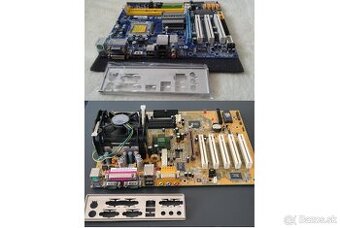 Socket 775: Gigabyte GA-G41M-ES2H, Socket 478: ABIT SR7-8X