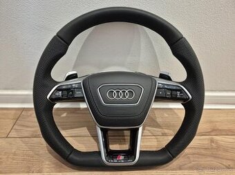 KOZENY VOLANT AUDI ZREZANY S PADLAMI A AIRBAGOM