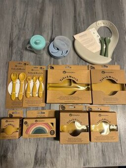 Detský silikónový riad Petit Mars – set
