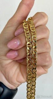 NOVÁ Veľmi pekná, výrazná zlatá retiazka zo 14k zlata -Korai