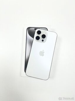 iPhone 15 Pro Max 256GB White Titanium