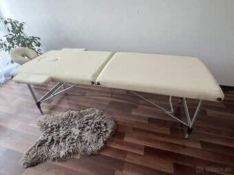 Predám dvojsegmentový hliníkový masérsky stôl