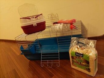 Klietka a prenoska pre kraliky, morcata a ine hlodavce