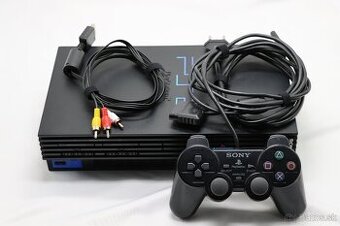 PS2 Fat SCPH-39004 + originál ovládač + káble