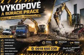 🚧Výkopové a búracie práce 🚧
