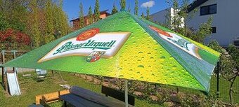 NOVY, Zahradny slnecnik 3,5 x 3,5m + stojan + dlazobne kocky
