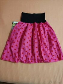 Růžové hvėzdy sukně, pas 50-80cm