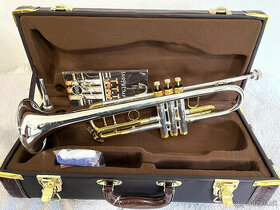 Predám novú profi B- Trúbku, Trumpeta kópia komplet s označe