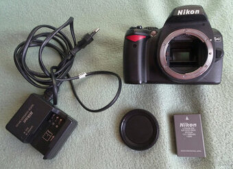 Predám dig. zrkadlovku NIKON-D40 telo s nabíjačkou a bat