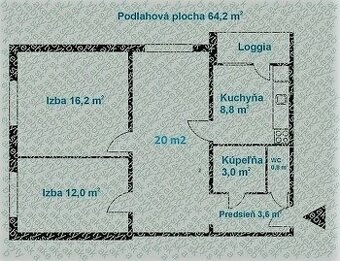 3 izb. byt, ROVNIANKOVA ul. po novej rekonštrukcii