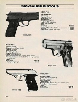 kúpim SIG SAUER pištoľ