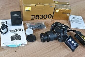 Nikon D5300 wifi - nikkor 18 - 55 AF-P - nafotene 6000 sn.