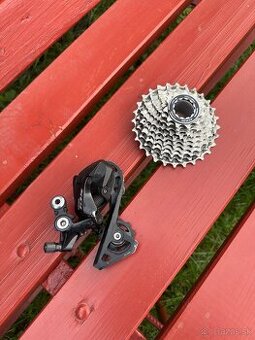 Shimano 105 RD-R7000 prehadzovačka a kazeta 11-30