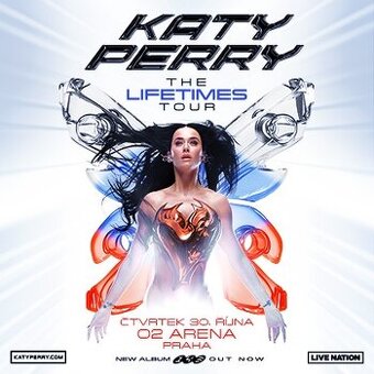 KATY PERRY - PRAHA - STÁNÍ/ETERNITY - 1-6 VSTUPENEK