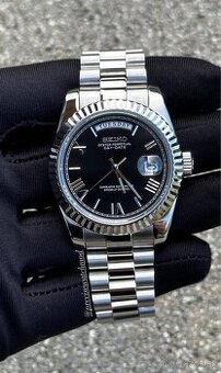 Seiko mod Day-Date Black