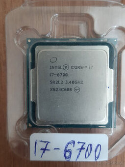 CPU Intel® Core™ i7-6700 3.4 GHz, 8 MB Smart Cache, LGA1151