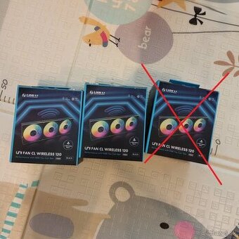 Lian Li UNI FAN CL Wireless Fan, 3x-Pack - 120mm, black