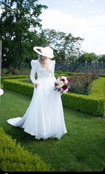 Predám moderné svadobné šaty – veľ. cca 38