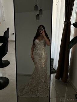 Luxusné svadobné šaty – strih morská panna