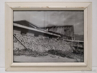 Obraz historická fotografia Hotel Lodenica pohľad bočný