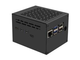 Kovový obal pre Raspberry Pi 5 Geekworm - X1205-C1