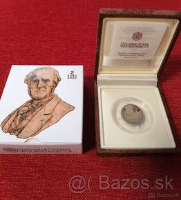 2 EURO Vatikán 2023 PROOF- Alesandro Manzoni