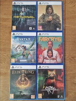 Predám hry na PS5