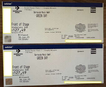 Green Day Vieden 18.6.2025 - pod stage