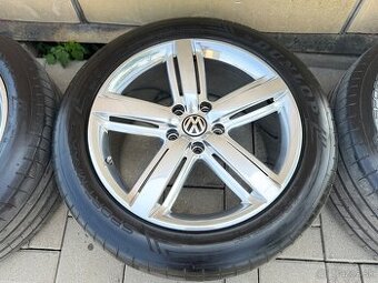 Chrómové Alu disky Volkswagen penu 275/45R20 Dunlop