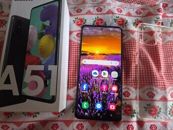 Samsung A51 dual sim čierny v dobrom stave plne funkčný má z