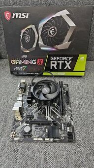 Ryzen 3300X + RTX 2060 SUPER 8GB+ 16GB RAM + B450M doska