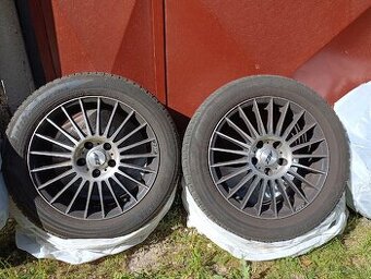 Predám 4 kusy alu disky obuté. - 1