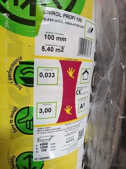 Isover UNIROL PROFI λ 0,033 100 mm