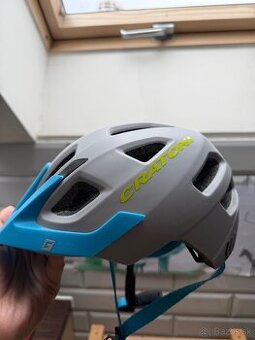 CRATONI Maxster Pro detská prilba, sivá/modrá NOVÁ