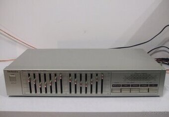 2x7 pasmovy striebor. Equalizer TECHNICS SH-Z250 Japan, AE41