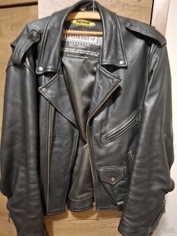Motorkárska kožená bunda