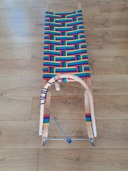 Bukove 120cm detske sanky v skvelom stave