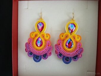 Šujtášovè soutache náušnice - nové