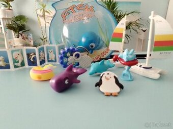 Set LED svetla so zvukom a figúrky s morskou tematikou