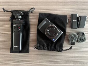 Vlogger Set: Sony ZV1 + bezdrôtový mikrofón + Bluetooth grip