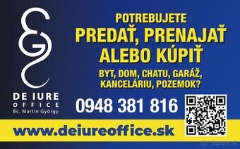 PREDAJ, PRENÁJOM A KÚPA NEHNUTEĽNOSTÍ