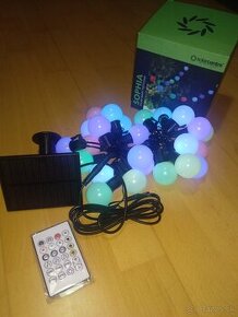 PredámE solárUSB svetelnú IQ reťaz DO-APK 25xMC LED