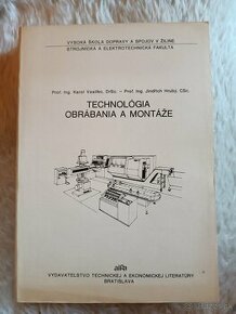 Skriptá "Technológia obrábania a montáže" 1989 - nepoužitá
