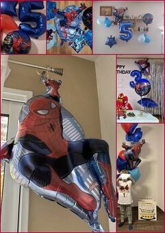 Nové veľké balóny Spiderman 78cm- sada AŽ 15/16 kusov