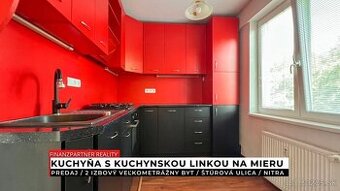 Predám dizajnovú kuchynskú linku na mieru – tvar L
