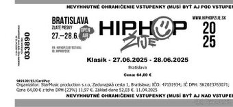 Hip Hop žije lístok