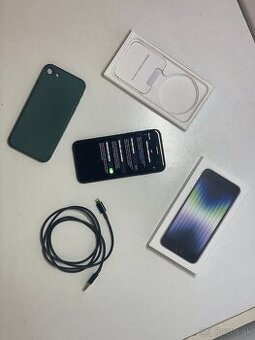 📱 iPhone SE 3 (2022) – 128 GB – čierny – 90 % batéria