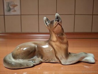 Porcelánový pes Czechoslovakia