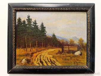 Obraz Vladimír Vondráček, olej na plátně 25x31